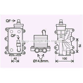 Comprar Radiador de aceite, transmisión automática de PRASCO BW3560H a bajo precio de 99,51 €