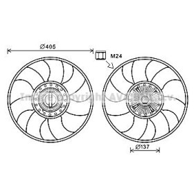 Compre Ventilador de radiador de PRASCO online para Transit Mk6 Autobús (V347, V348, FD, FB, FS, FZ, FC) a precios moderados