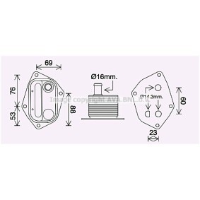 Ölkühler HY3459 von PRASCO günstig für 72,24 € online kaufen