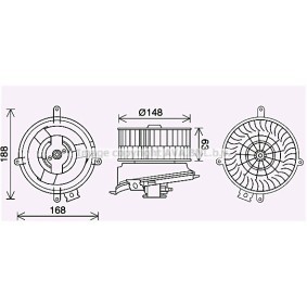 Gebläsemotor MS8711 von PRASCO günstig für 82,56 € online kaufen