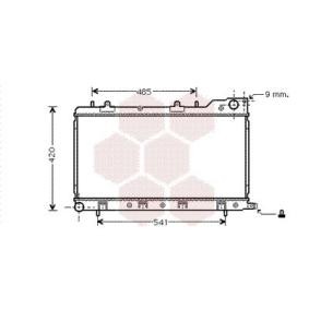 Kühler, Motorkühlung 51002047 von VAN WEZEL günstig für 234,73 € online kaufen