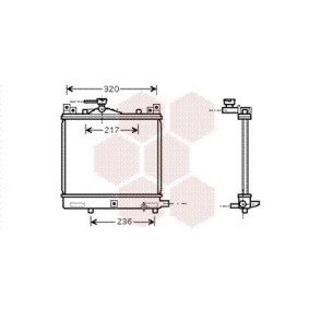 Comprar Radiador, refrigeración del motor de VAN WEZEL 52002091 a bajo precio de 144,51 €