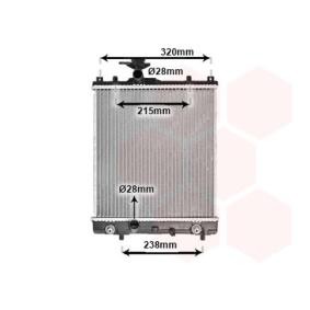 Comprar Radiador, refrigeración del motor de VAN WEZEL 52002095 a bajo precio de 156,06 €