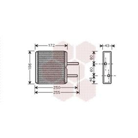 Wärmetauscher, Innenraumheizung 52006080 von VAN WEZEL günstig für 158,09 € online kaufen
