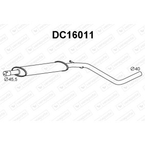 Köp Mittenljuddämpare av VENEPORTE DC16011 till det låga priset 1023,35 kr