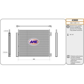 Klimakondensator 43660 von AHE günstig für 135,52 € online kaufen