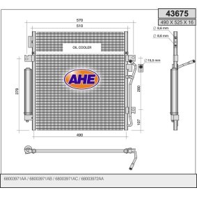 Compre Condensador, ar condicionado da AHE 43675 a um preço baixo por 200,91 €