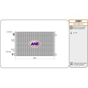 Klimakondensator 43681 von AHE günstig für 184,11 € online kaufen