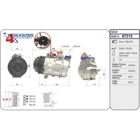 Klimakompressor 67315 von AHE günstig für 347,15 € online kaufen