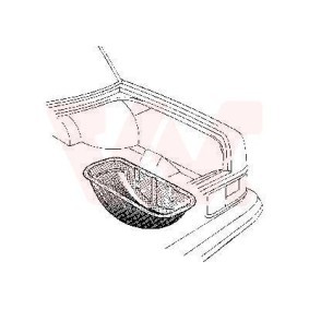 Acquista Alloggiamento ruota di scorta da VAN WEZEL 5904240 a buon mercato per soli 70,76 €