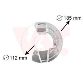 Comprar Chapa protectora contra salpicaduras, disco de freno de VAN WEZEL 5930372 a bajo precio de 37,19 €