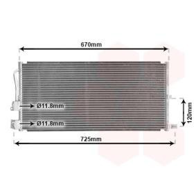 Comprar Condensador, aire acondicionado de VAN WEZEL 77005043 a bajo precio de 178,80 €