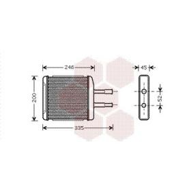 Wärmetauscher, Innenraumheizung 81006059 von VAN WEZEL günstig für 45,91 € online kaufen