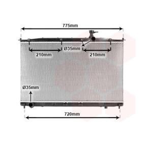 Compre Radiador, arrefecimento do motor da VAN WEZEL 82002173 a um preço baixo por 96,41 €