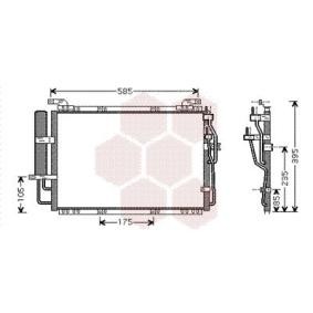 Compre Condensador de ar condicionado de VAN WEZEL online para MATRIX (FC) a preços moderados