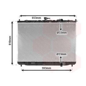 Kjøp Radiator, motorkjøling av VAN WEZEL 83002072 til den lave prisen 2275,14 NOK