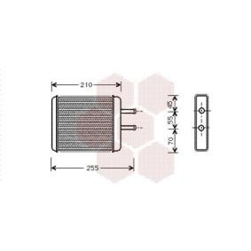 Wärmetauscher, Innenraumheizung 83006010 von VAN WEZEL günstig für 96,25 € online kaufen