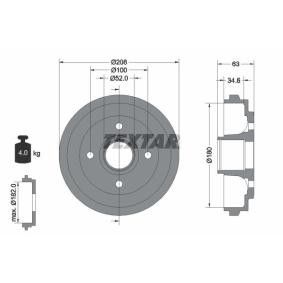 Acquista Tamburo freno da TEXTAR 94023900 a buon mercato per soli 36,01 €