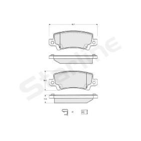 Bremsbeläge für TOYOTA von STARLINE