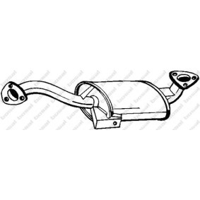 Comprar Silenciador intermedio de BOSAL 100-199 a bajo precio de 166,10 €