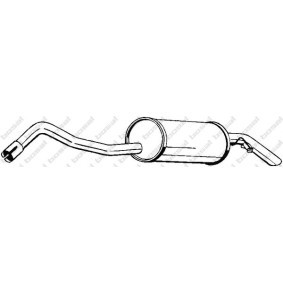 Compre Silenciador de escape de BOSAL online para Escort Mk5 Sedán (AFL) a precios moderados