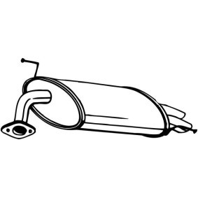 Compre Silenciador de escape de BOSAL online para CRX I (AF, AS) a precios moderados