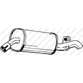 Achetez des Pot d'échappement de chez BOSAL en ligne pour Omega A Caravan (V87) à prix modérés