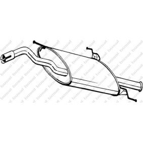 Compre Panela de escape de BOSAL online para Carina II Sedan (_T17_) a preços moderados