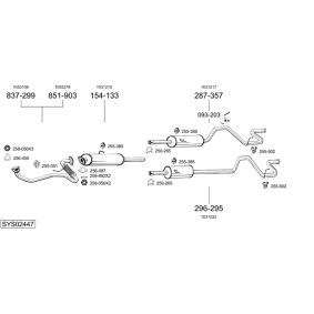 Endschalldämpfer für SUBARU von BOSAL