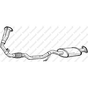 Comprar Silenciador delantero de BOSAL 279-085 a bajo precio de 97,41 €