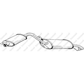 Compre Silenciador de escape de BOSAL online para 504 Pick-up a precios moderados