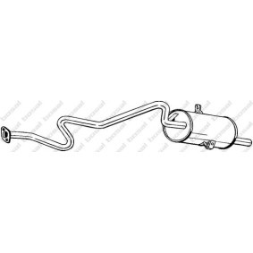 Endschalldämpfer 283-157 von BOSAL günstig für 58,49 € online kaufen