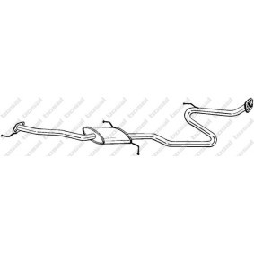 Comprar Silenciador intermedio de BOSAL 287-893 a bajo precio de 60,49 €