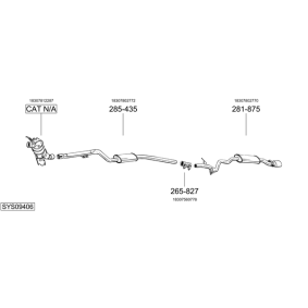 Osta Pakoputki BOSAL:llä 952-149 edullisesti hintaan 74,50 €