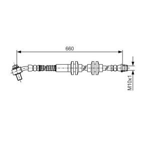 Achetez des Flexible de frein de chez BOSCH en ligne pour Cascada Cabriolet (W13) à prix modérés