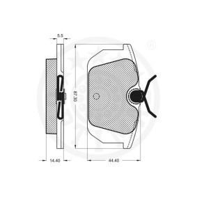 Heckklappendämpfer AG-40594 von OPTIMAL günstig für 60,22 € online kaufen