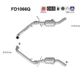 Partikelfilter (DPF) FD1066Q von AS günstig für 390,61 € online kaufen