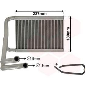 Compre Permutador de calor, aquecimento do habitáculo da VAN WEZEL 82016700 a um preço baixo por 61,24 €
