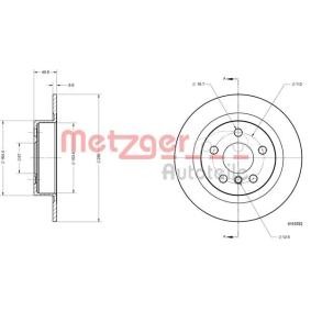 Bremsscheibe 6110782 von METZGER günstig für 46,80 € online kaufen