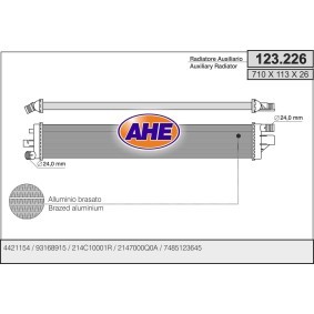 Achetez des Radiateur de chez AHE en ligne pour Interstar Van (X62B) à prix modérés