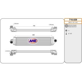 Ladeluftkühler 710.029 von AHE günstig für 210,63 € online kaufen