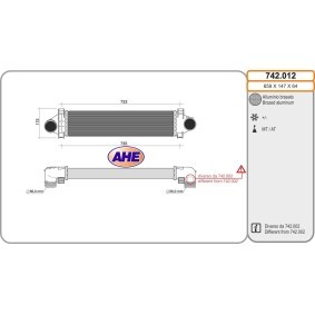 Ladeluftkühler 742.012 von AHE günstig für 206,02 € online kaufen