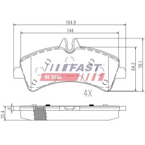 Compre Suporte, radiador da FAST FT13060 a um preço baixo por 2,13 €