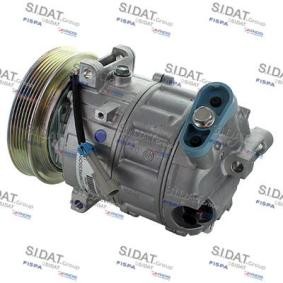 Osta Ilmastoinnin kompressori SIDAT:llä 1.2181 edullisesti hintaan 499,69 €