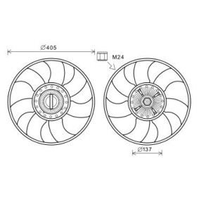 Compre Ventilador de radiador da DIEDERICHS DCL1303 a um preço baixo por 252,56 €