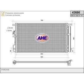 Klimakondensator 43686 von AHE günstig für 191,16 € online kaufen
