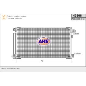 Comprar Condensador, aire acondicionado de AHE 43806 a bajo precio de 242,80 €