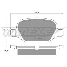 Osta Jarrupalat, levyjarru TOMEX brakes:llä TX 12-70 edullisesti hintaan 32,41 €
