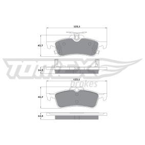 Köp Bromsbelägg av TOMEX brakes TX 15-79 till det låga priset 423,56 kr