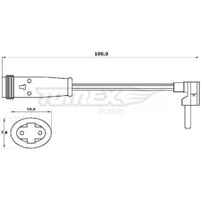Warnkontakt, Bremsbelagverschleiß TX 30-27 von TOMEX brakes günstig für 7,38 € online kaufen